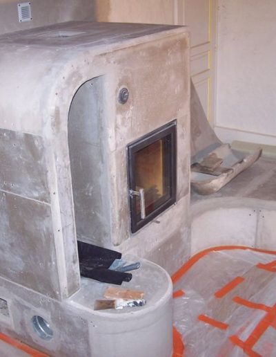 habillage terminé avant enduit