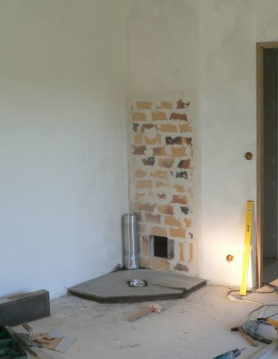 mur arriere brique air pris au plafond
