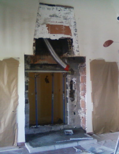 emplacement futur poele de masse traversant