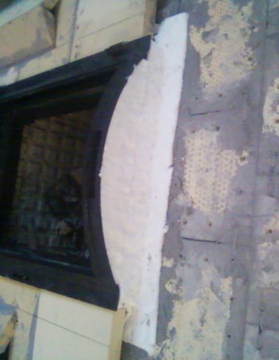 porte cylindrique poele de masse