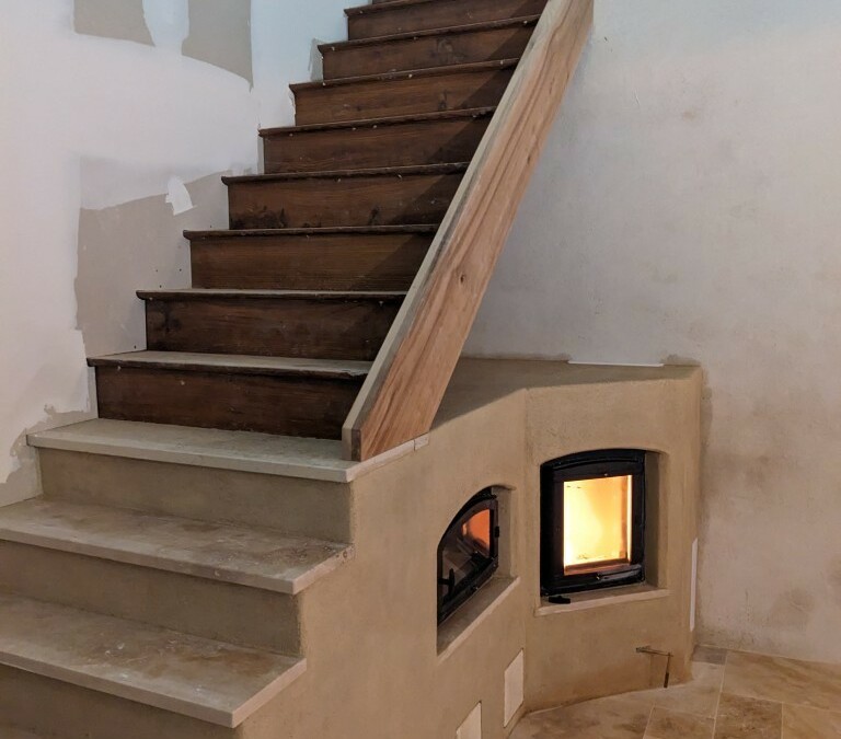 Poêle de masse à Angeac-Charente