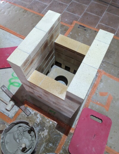 Fermeture des colonnes d'air d'injection